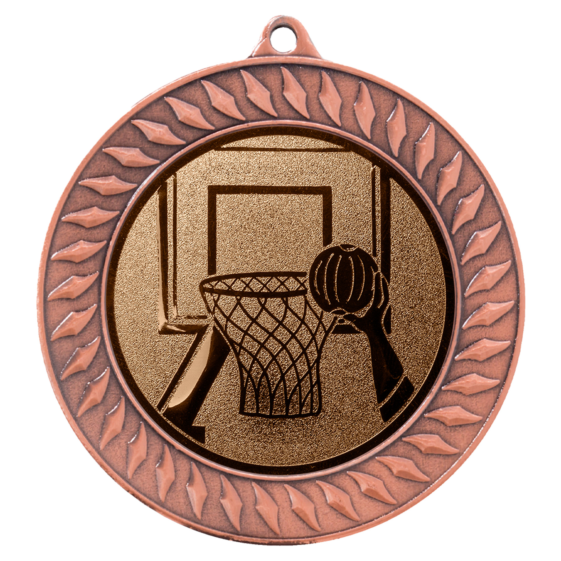 Produktbild von Basketballmedaille "Orchideen" Ø 70 mm inkl. Kordel