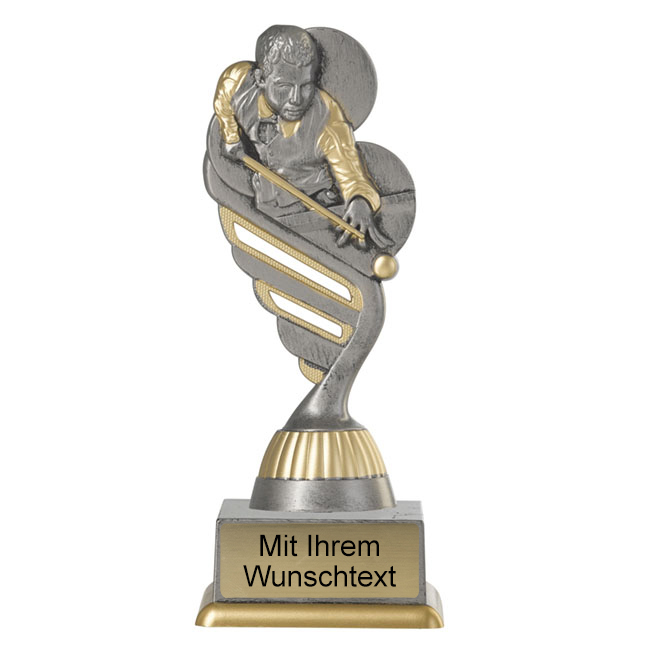 Produktbild von Billardpokal PF212-M61 altsilber/gold