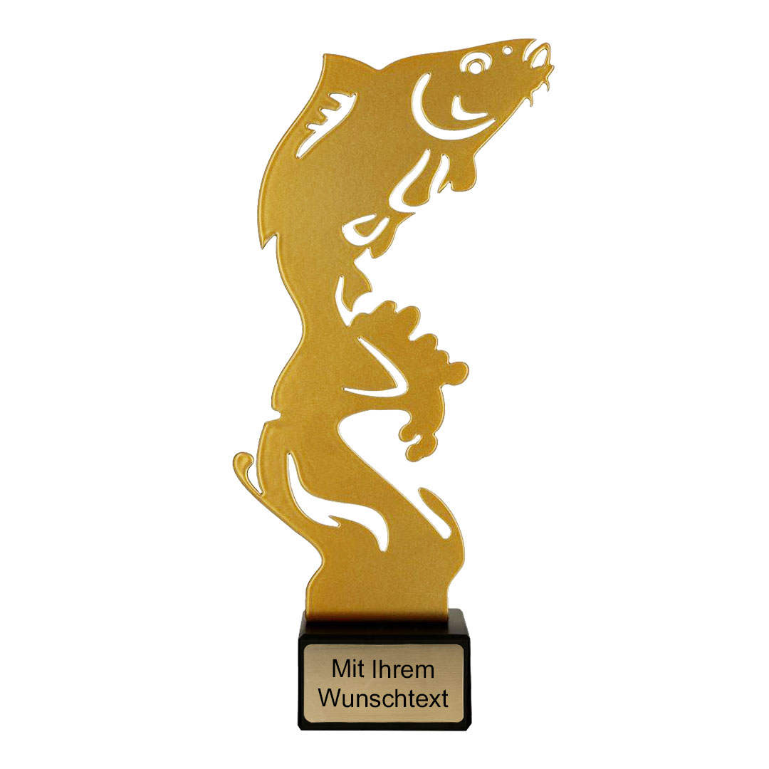 Produktbild von Metalltrophäe Angeln "Andesit"