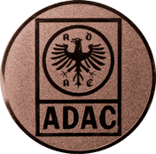 Emblem 25mm ADAC, bronze