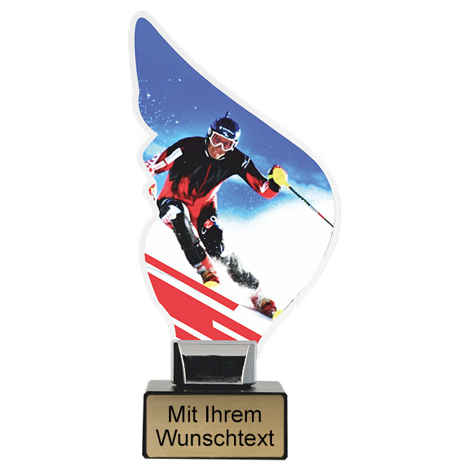 Produktbild von Acryltrophäe Ski-Alpinen