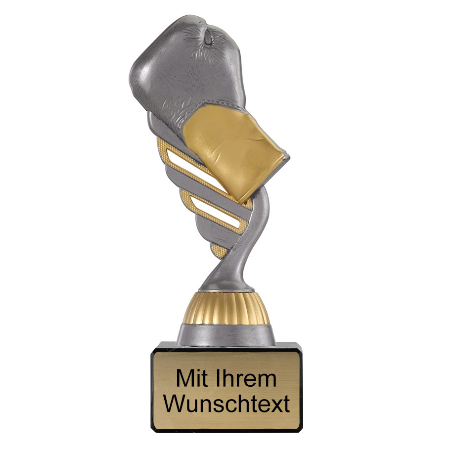 Produktbild von Boxpokal PF237 altsilber/gold