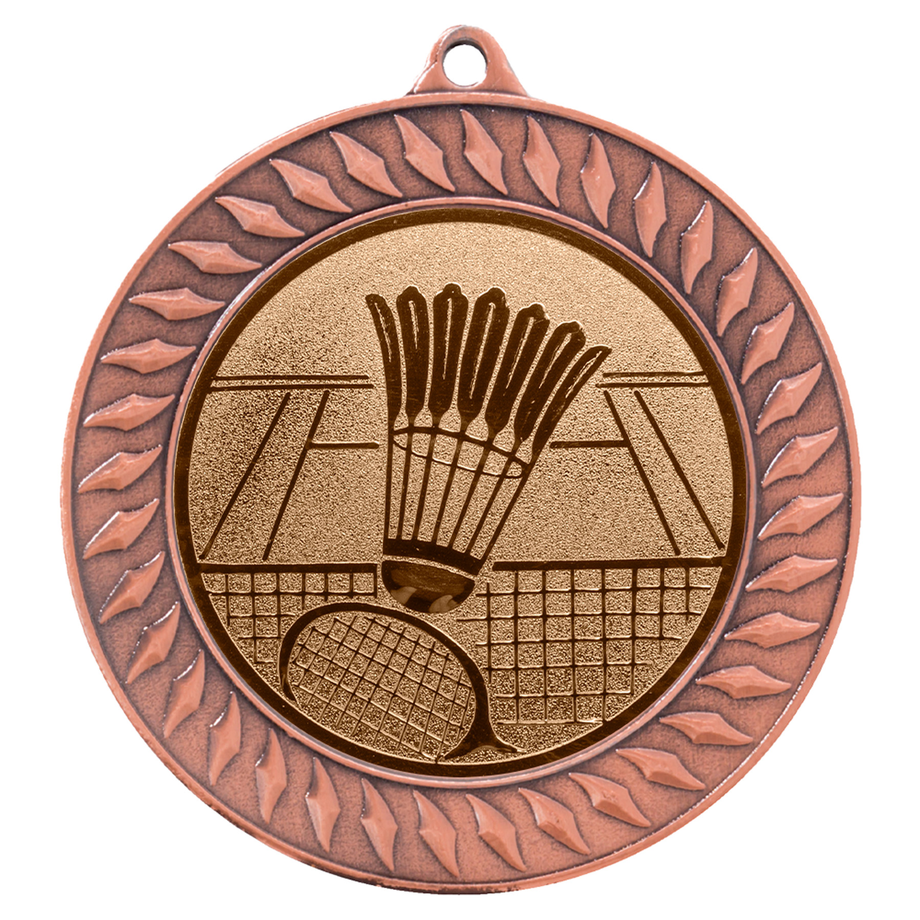 Produktbild von Badmintonmedaille "Orchideen" Ø 70 mm inkl. Kordel