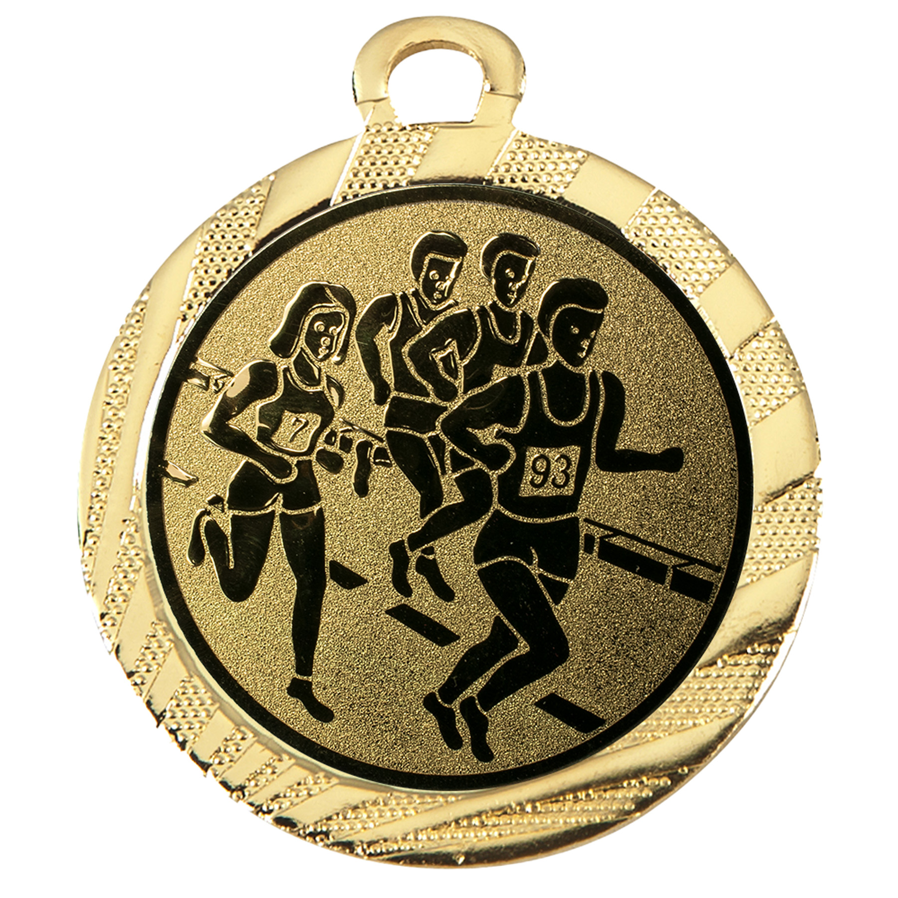 Produktbild von Laufsportmedaille "Angelonien" Ø 32 mm inkl. Kordel