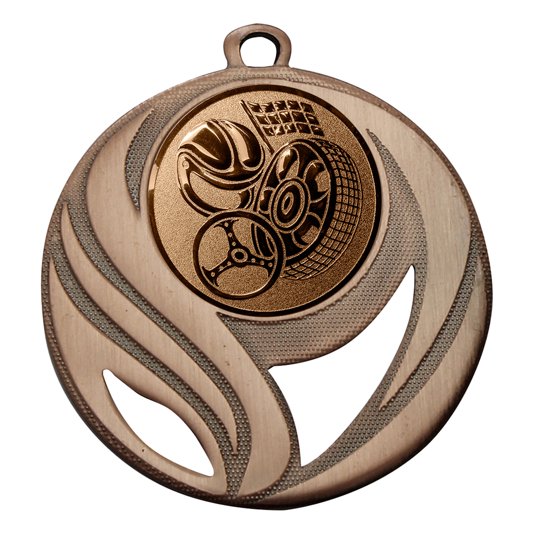 Produktbild von Motorsport-Medaille "Araujia" Ø 50 mm inkl. Kordel