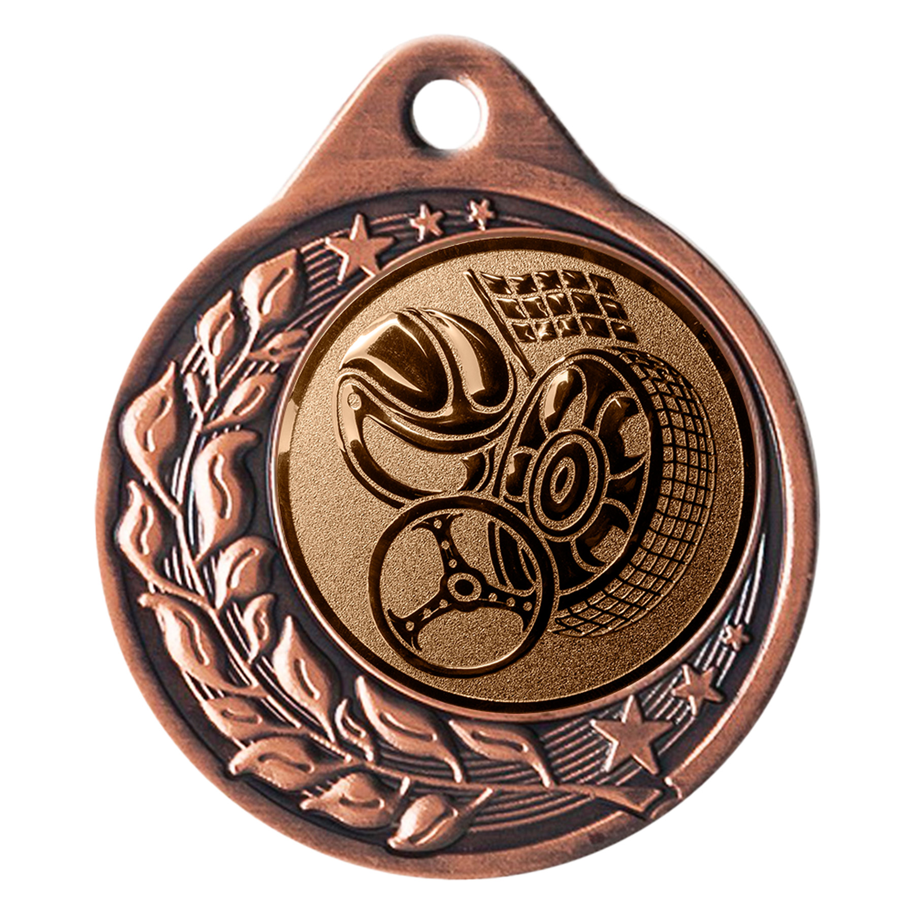Produktbild von Motorsport-Medaille "Anemonen" Ø 40 mm inkl. Kordel