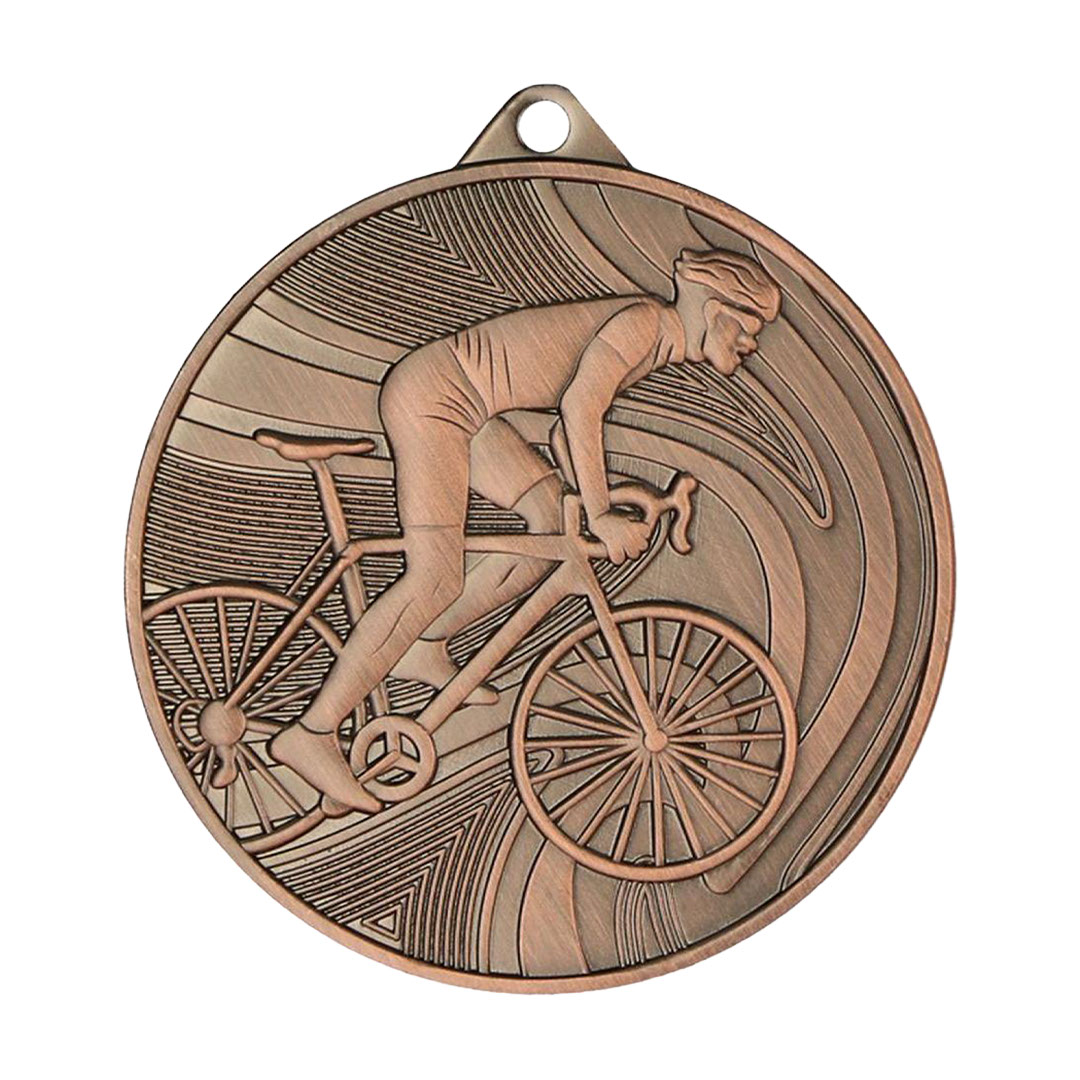 Produktbild von Radsportmedaille "Regulus" Ø 50 mm inkl. Kordel