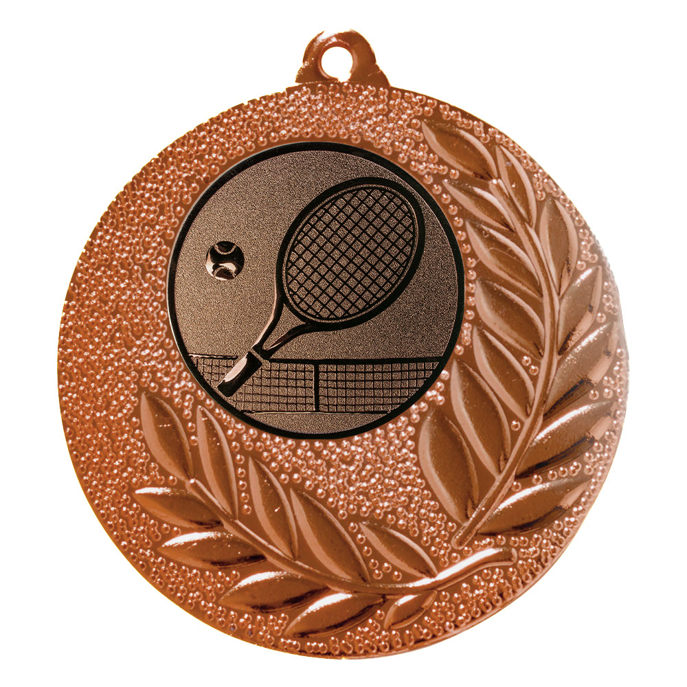 Produktbild von Tennis-Medaille "Gladiolen" Ø 50 mm inkl. Kordel