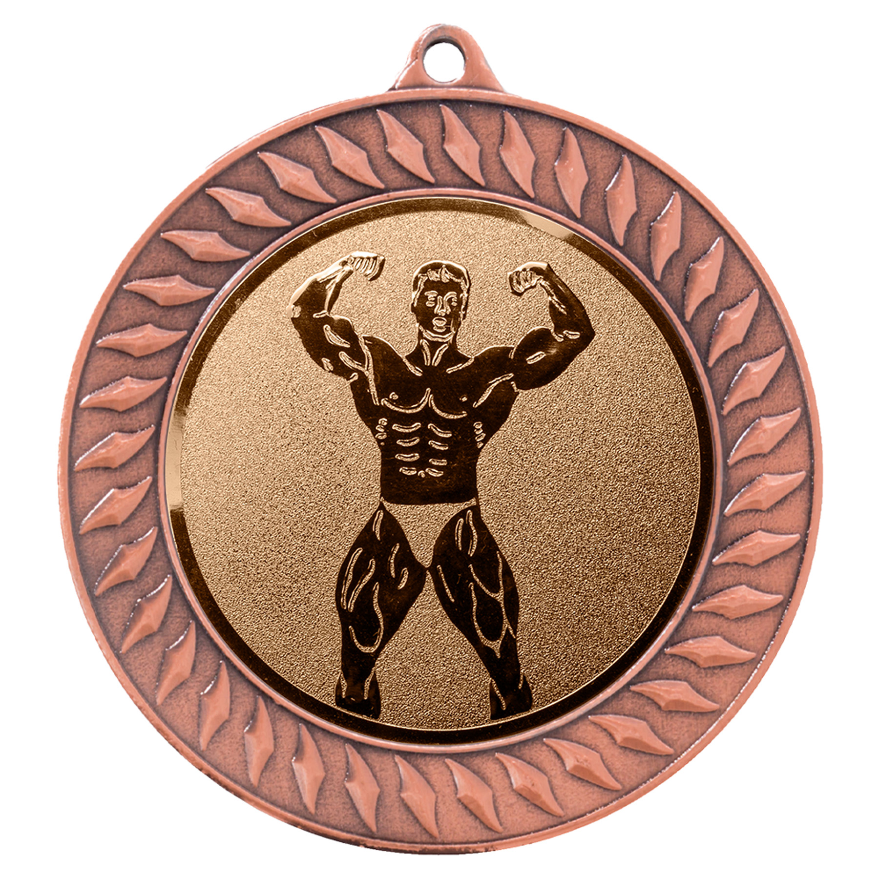 Produktbild von Bodybuildingmedaille "Orchideen" Ø 70 mm inkl. Kordel