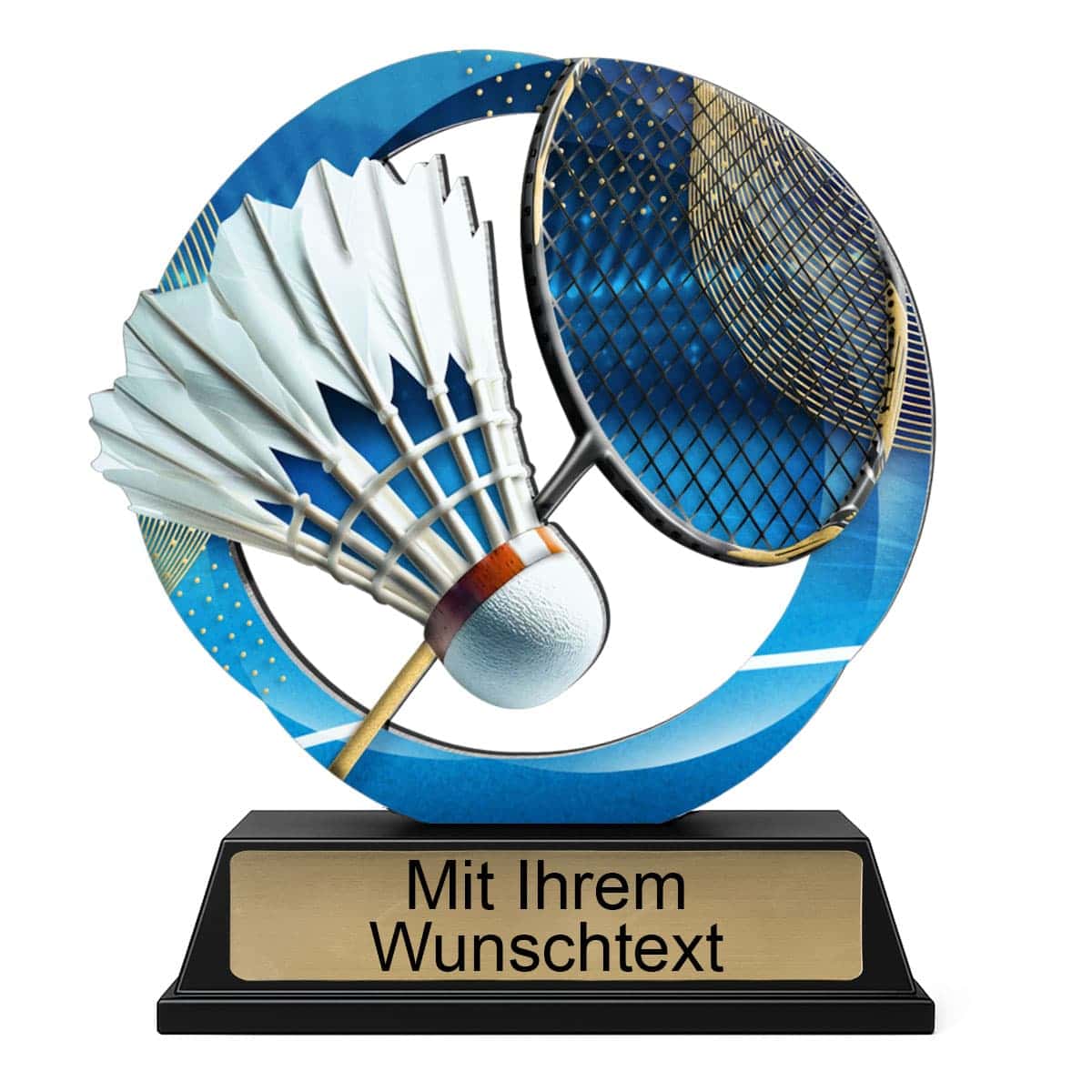 Produktbild von Metalltrophäe Badminton 3er Serie M04B