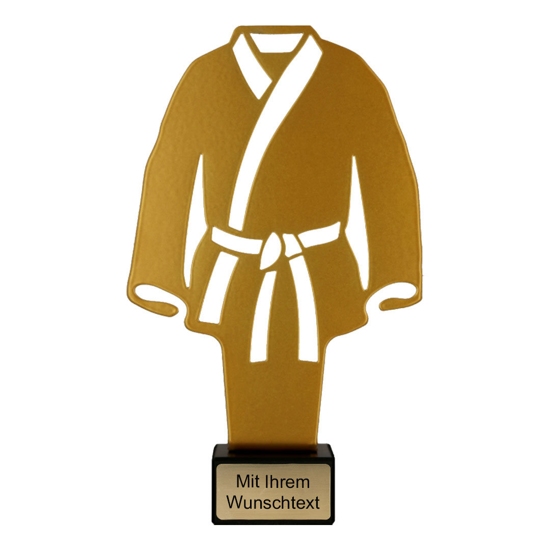 Produktbild von Metalltrophäe Karate "Karbonatit"