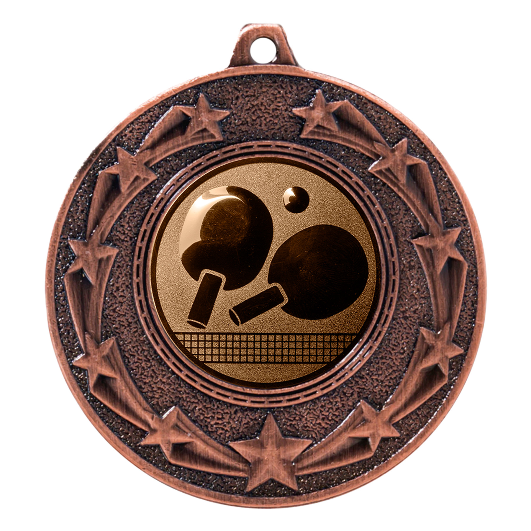 Produktbild von Tischtennis-Medaille "Ginster" Ø 50 mm inkl. Kordel