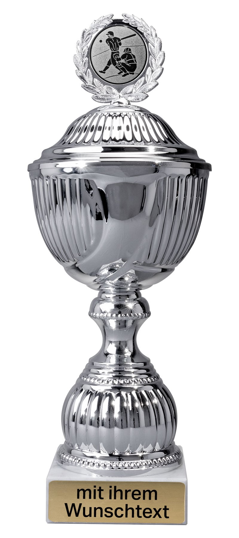 Produktbild von Pokale 12er Serie 59180 silber mit Deckel