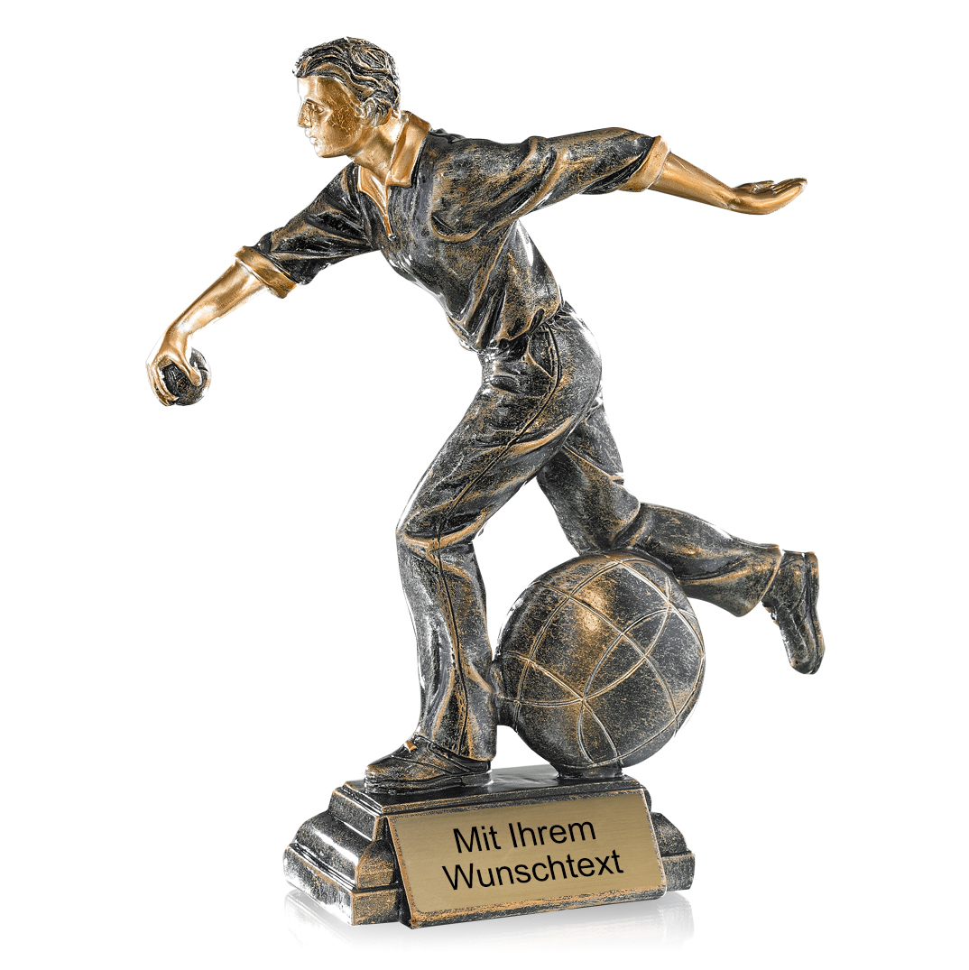 Produktbild von Trophäe Boulespieler FS52510 bronze