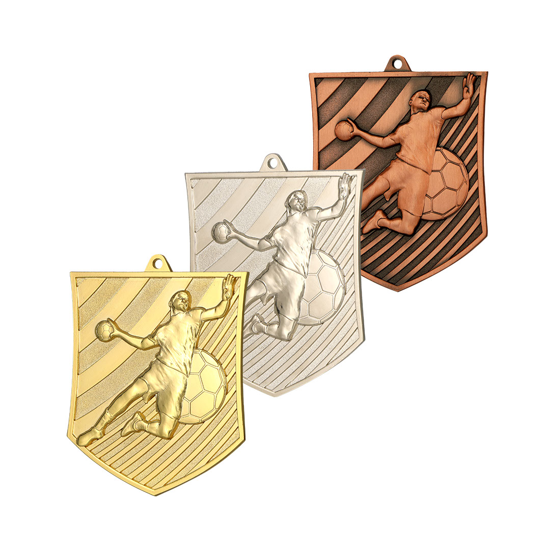 Produktbild von Handballmedaille "Halitit" inkl. Kordel