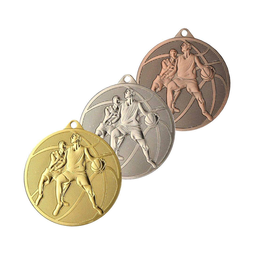 Produktbild von Basketballmedaille "Buteo" Ø 50 mm inkl. Kordel