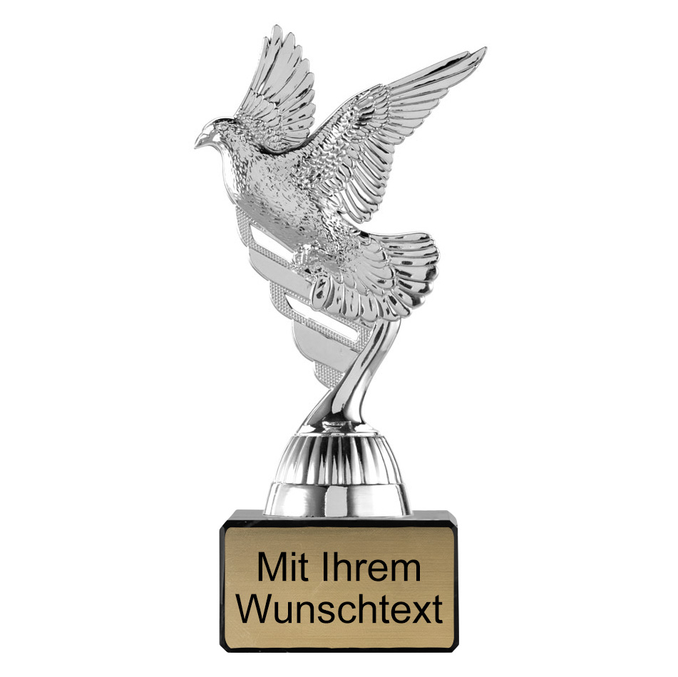 Produktbild von SALE: Tierpokal "Taube" PF141 silber