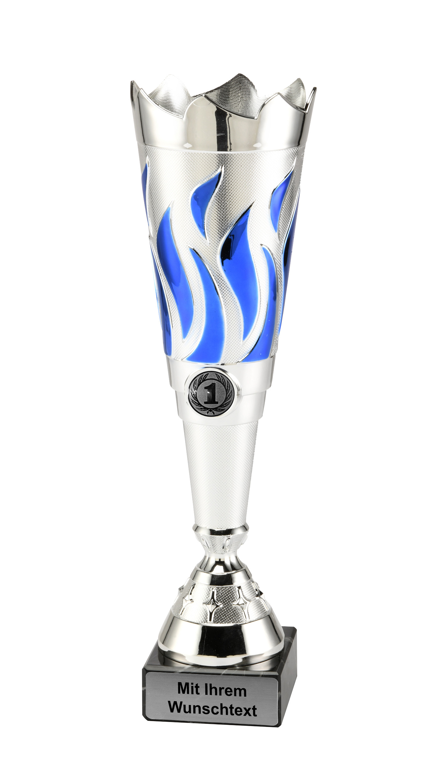 Produktbild von Pokale 6er Serie ET.431 silber/blau