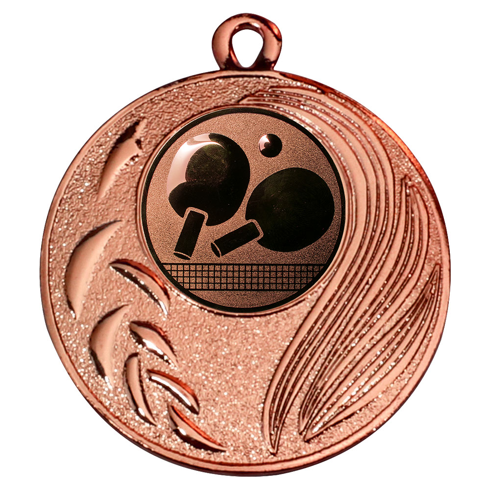 Produktbild von Tischtennis-Medaille "Freesien" Ø 50 mm inkl. Kordel