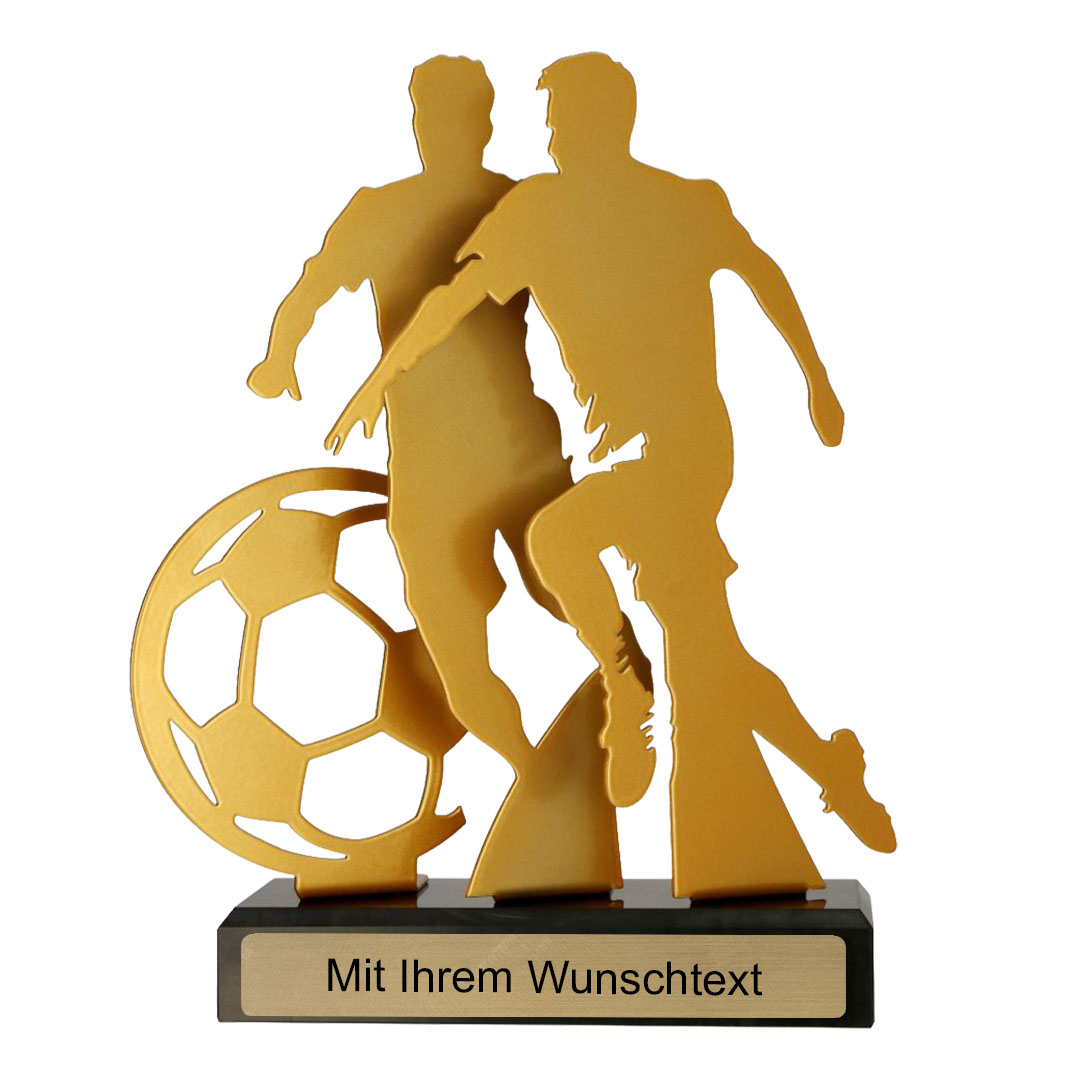 Produktbild von Metalltrophäe Fußball "Foyait"