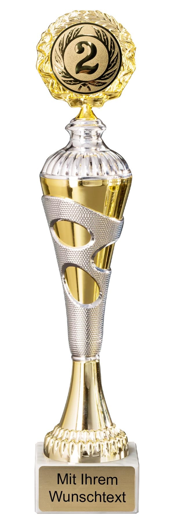 Produktbild von Pokale 6er Serie 54690 silber/gold mit Deckel