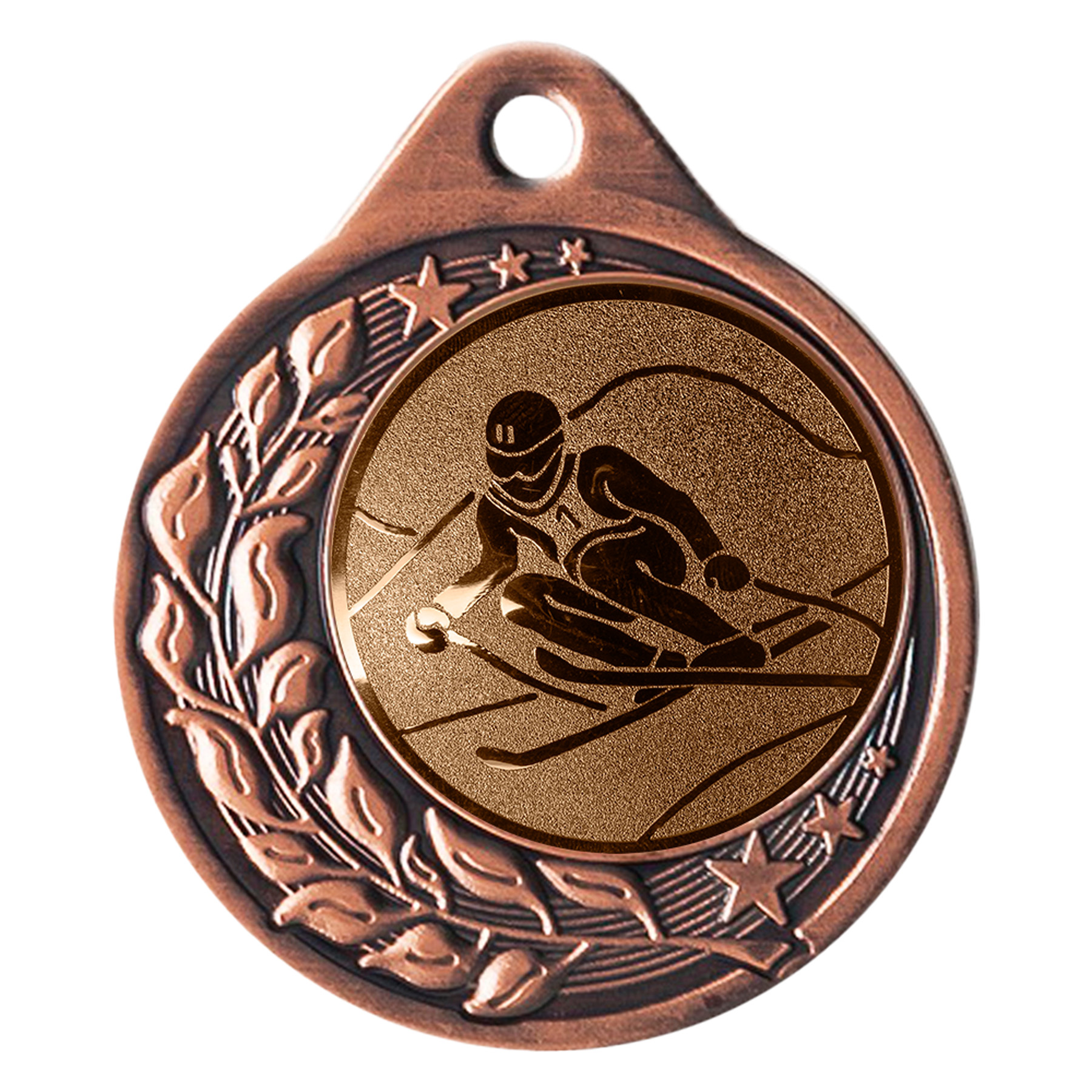 Produktbild von Ski-Medaille "Anemonen" Ø 40 mm inkl. Kordel