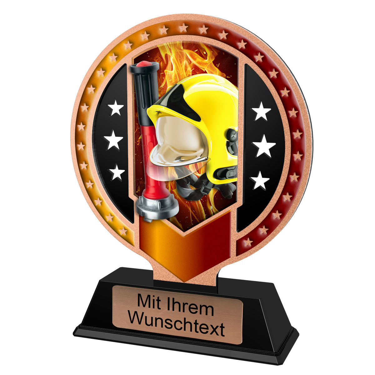 Produktbild von Metalltrophäe Feuerwehr 3er Serie SAM12