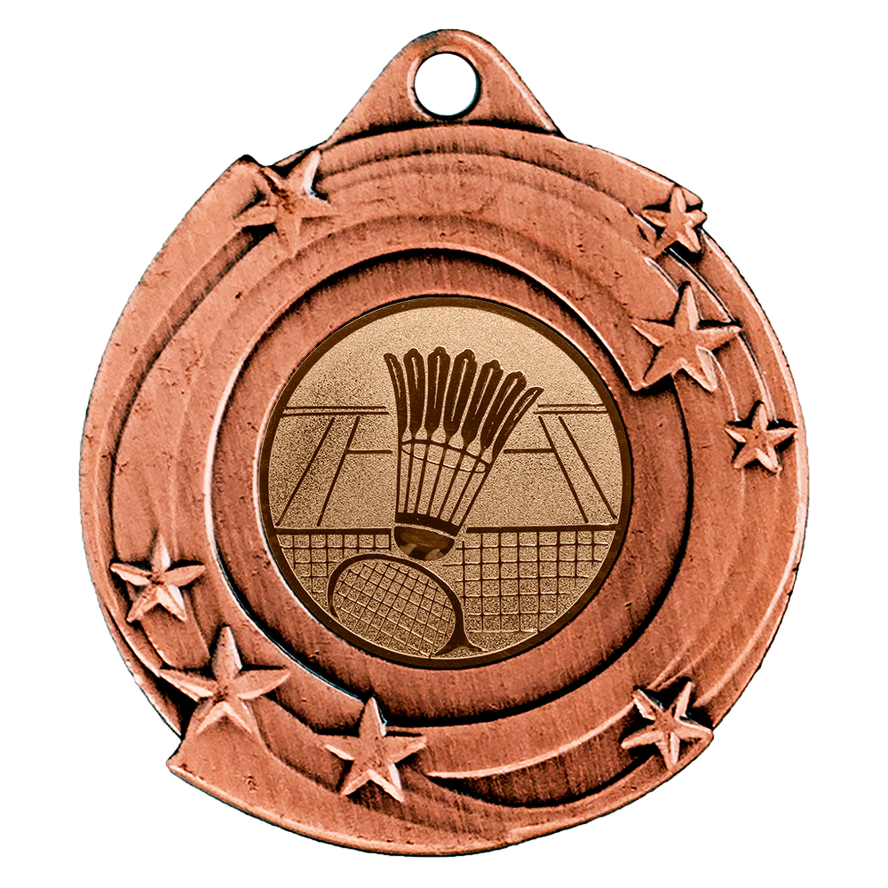 Produktbild von Badminton-Medaille "Santini" Ø 50 mm inkl. Kordel