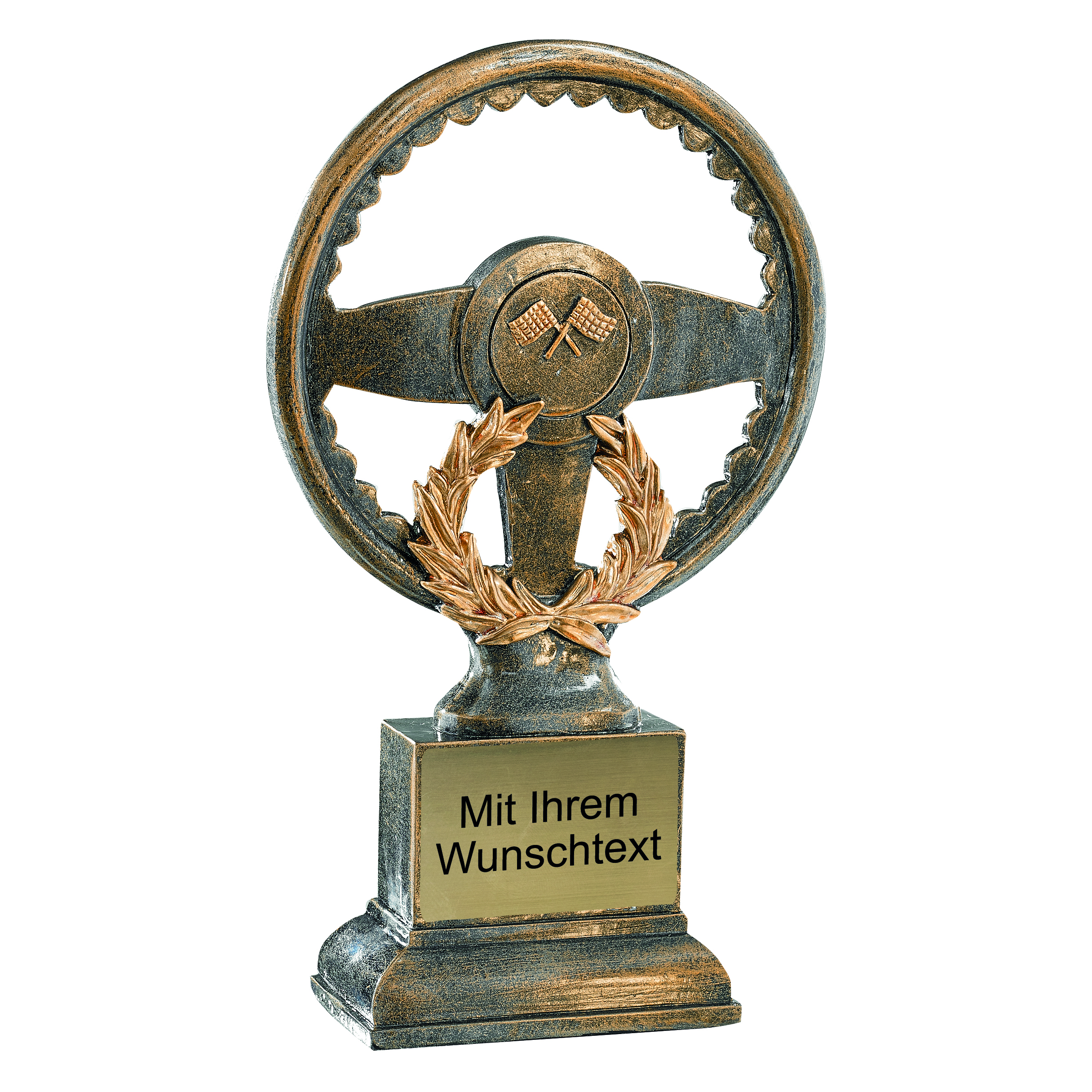 Produktbild von Trophäe Lenkrad FS15861 bronze