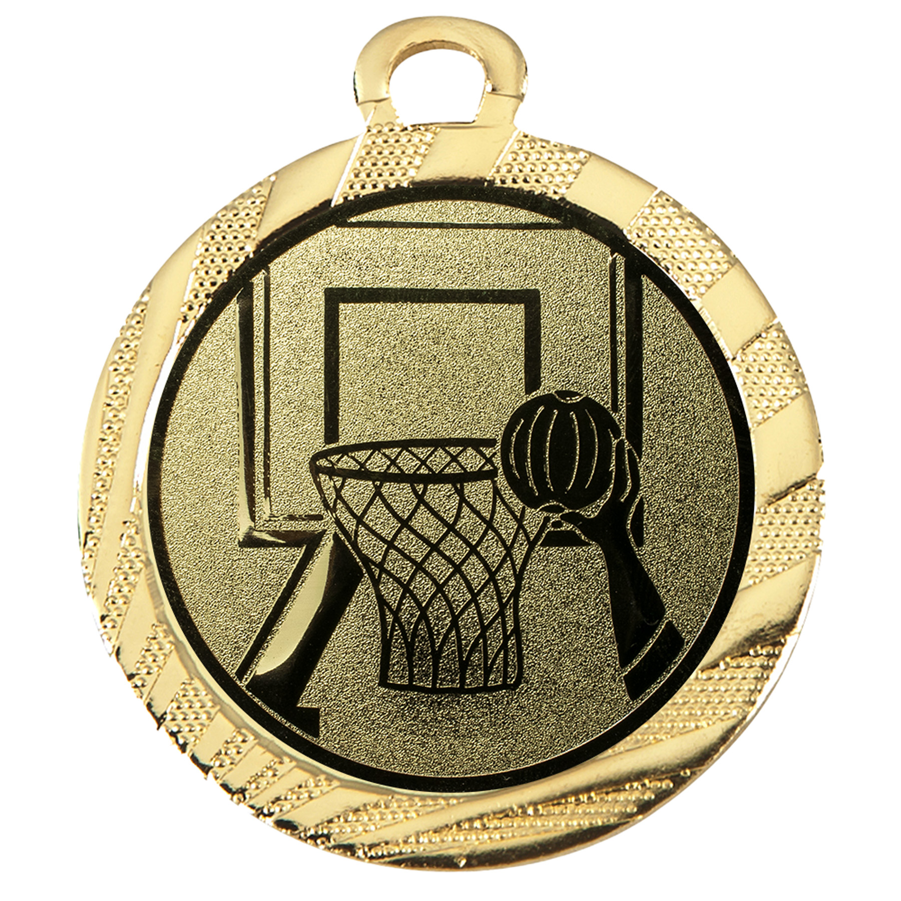 Produktbild von Basketballmedaille "Angelonien" Ø 32 mm inkl. Kordel