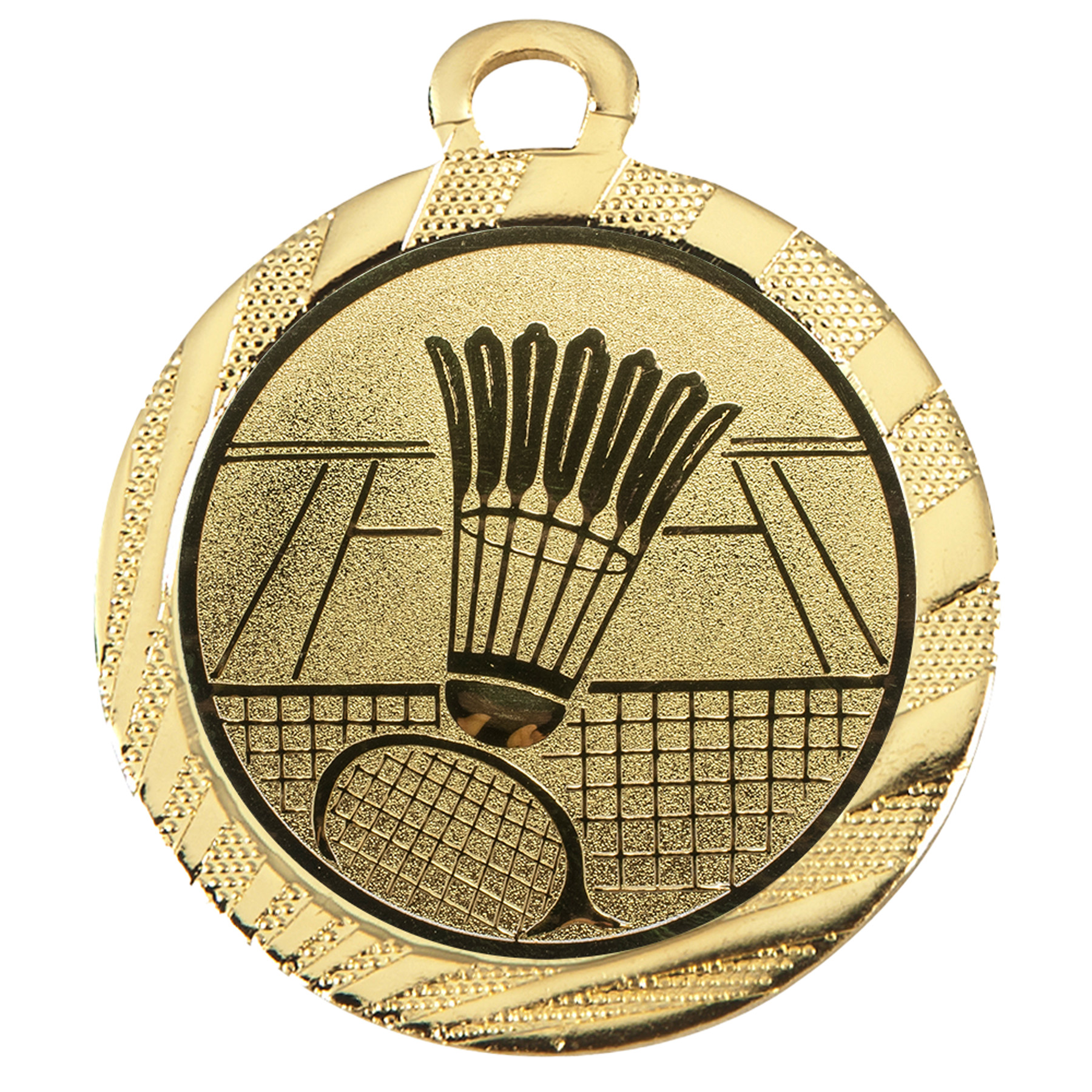 Produktbild von Badmintonmedaille "Angelonien" Ø 32 mm inkl. Kordel