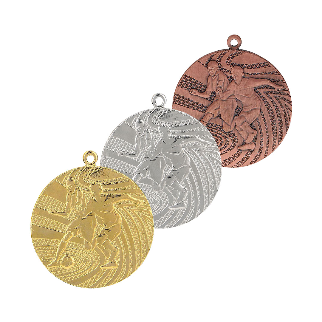 Produktbild von Fußballmedaille "Alcedo" Ø 40 mm inkl. Kordel
