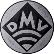 Emblem 25mm DMV, silber