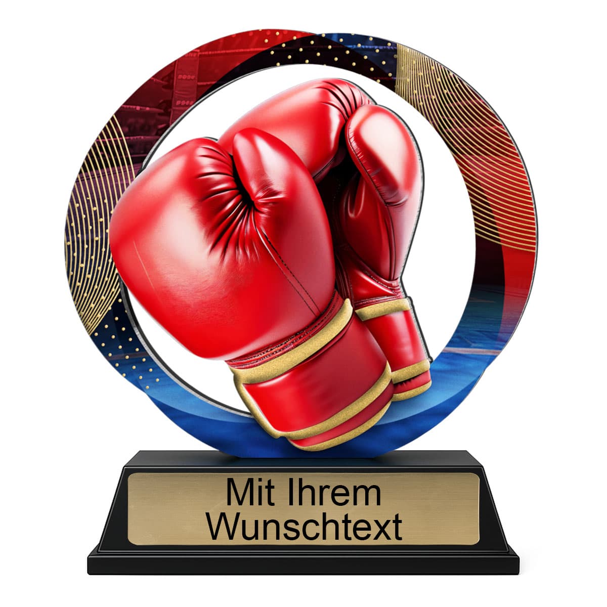 Produktbild von Metalltrophäe Boxen 3er Serie M16B