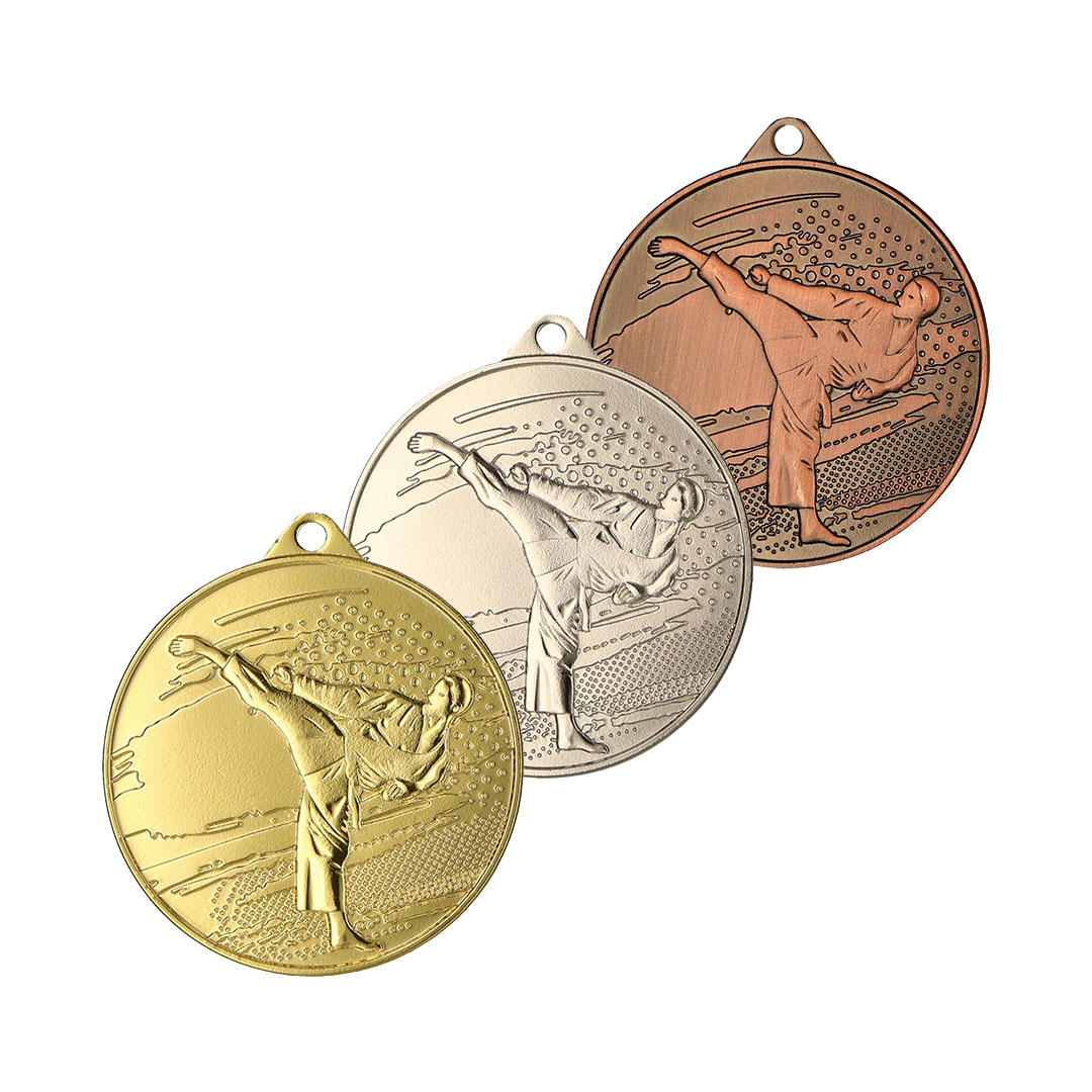 Produktbild von Karatemedaille "Gavia" Ø 45 mm inkl. Kordel
