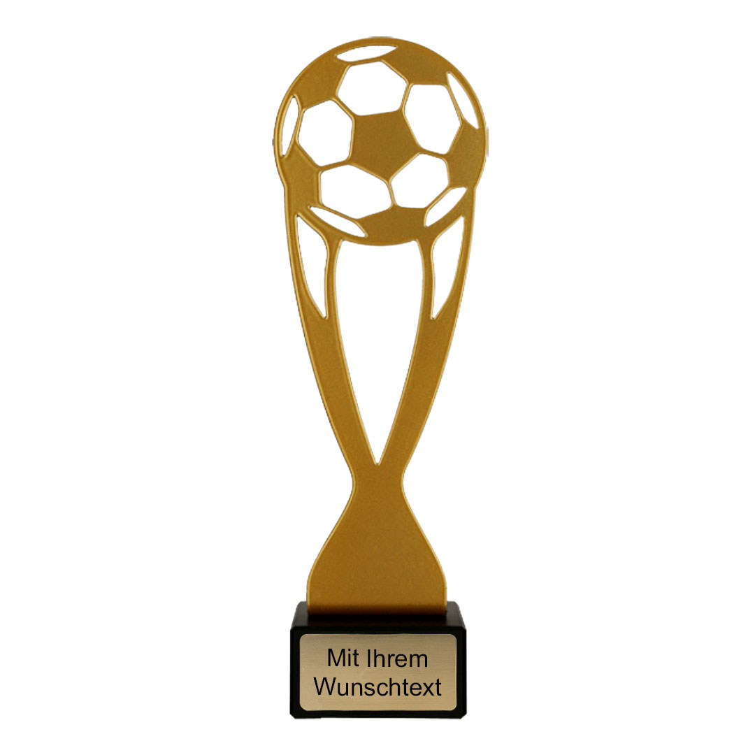 Produktbild von Metalltrophäe Fußball "Foidit"