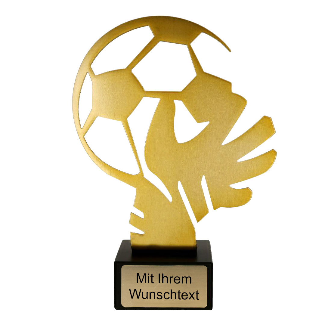 Produktbild von Metalltrophäe Fußball "Flint"