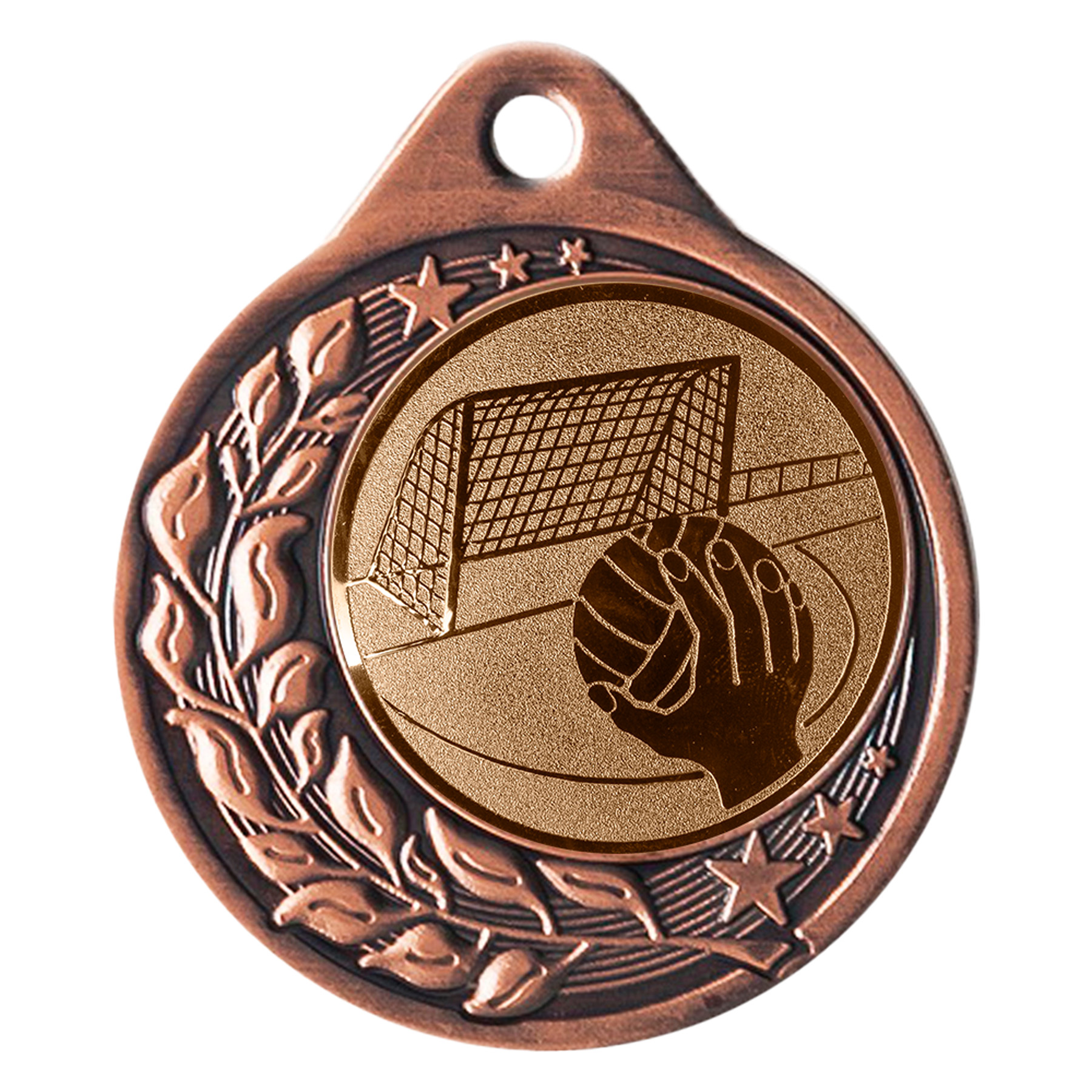 Produktbild von Handball-Medaille "Anemonen" Ø 40 mm inkl. Kordel