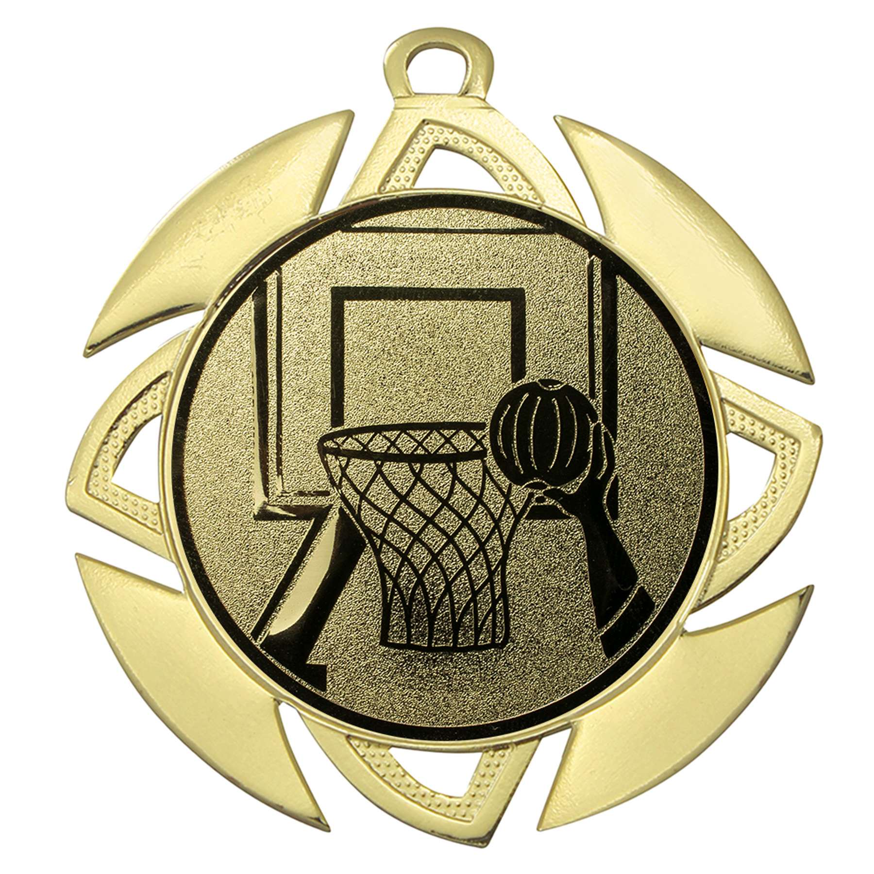 Produktbild von Basketballmedaille "Allium" Ø 70 mm inkl. Kordel