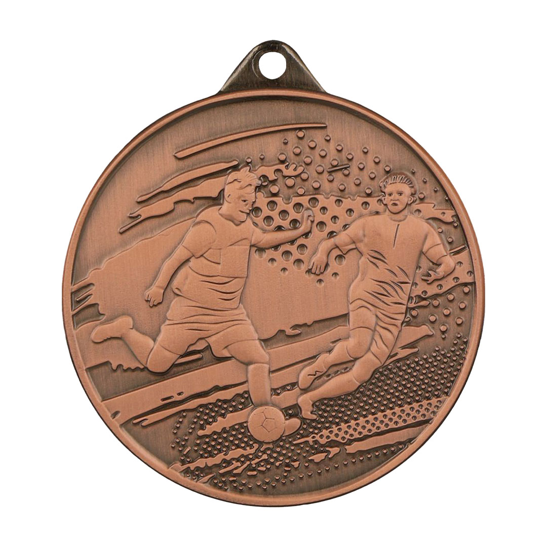 Produktbild von Fußballmedaille "Ficedula" Ø 50 mm inkl. Kordel
