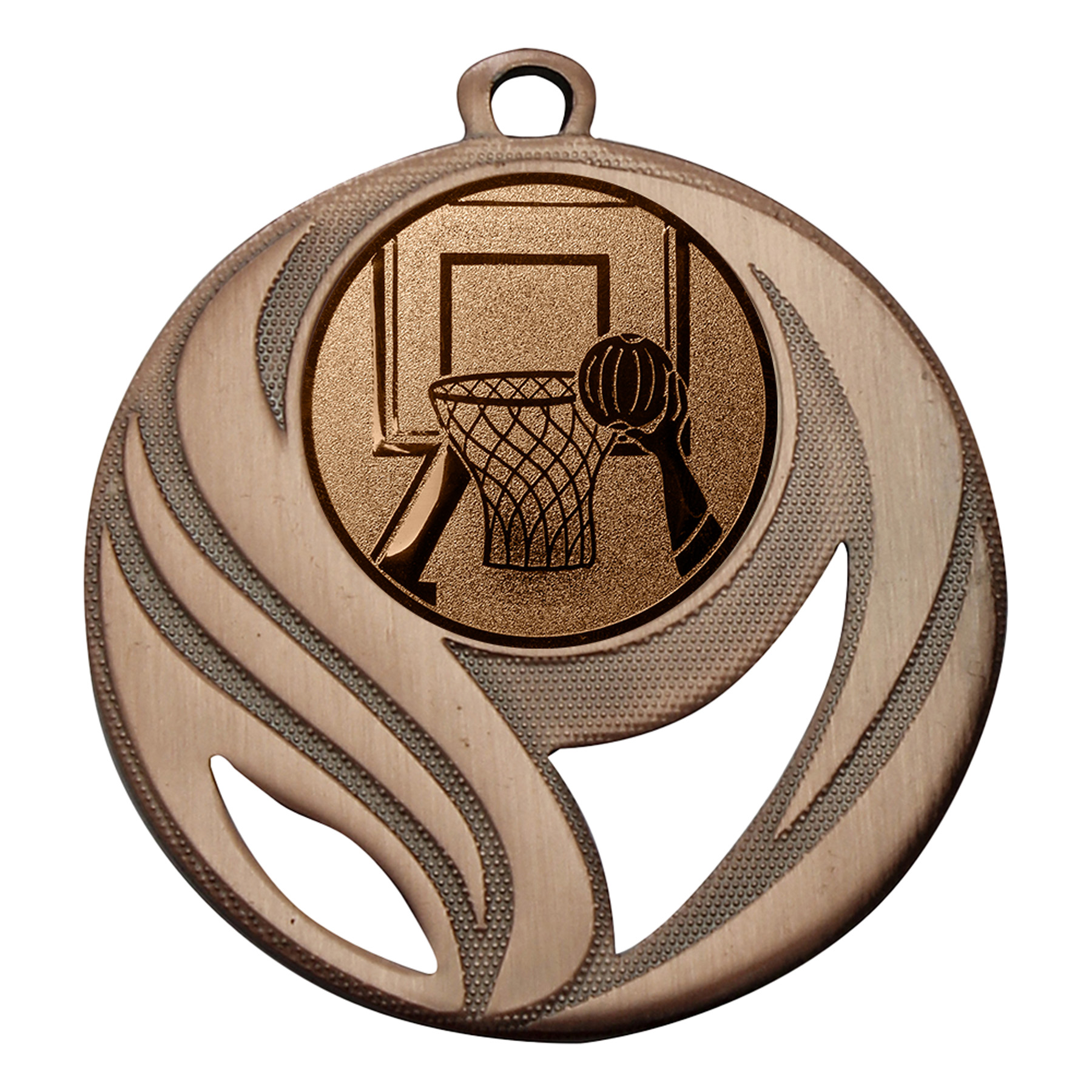 Produktbild von Basketball-Medaille "Araujia" Ø 50 mm inkl. Kordel