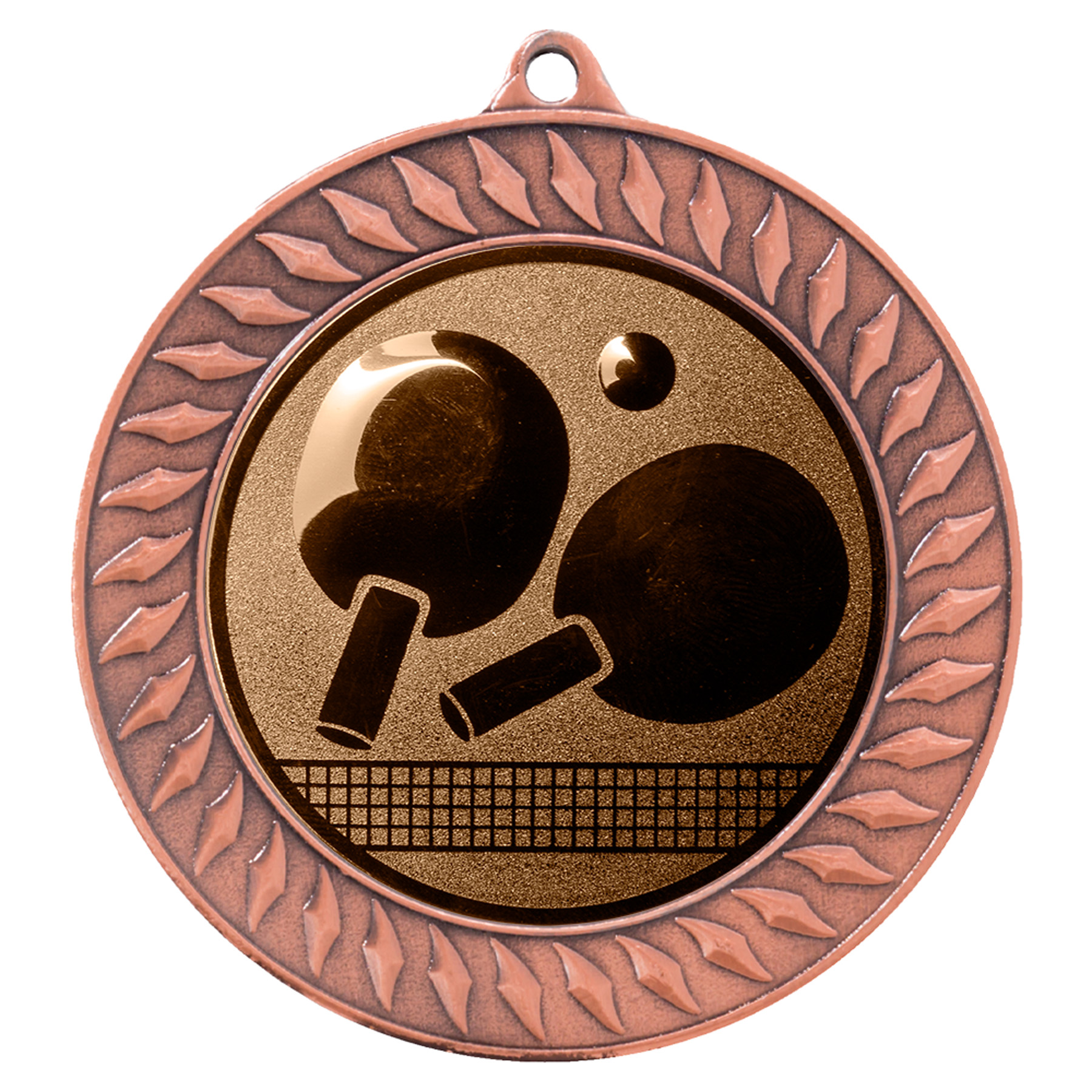 Produktbild von Tischtennismedaille "Orchideen" Ø 70 mm inkl. Kordel