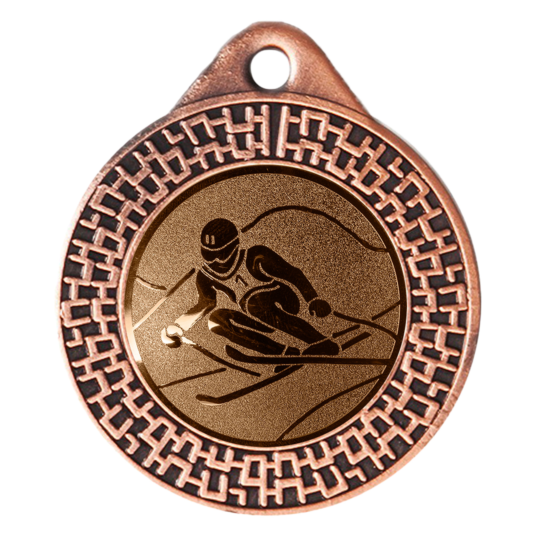 Produktbild von Ski-Medaille "Christrosen" Ø 40 mm inkl. Kordel