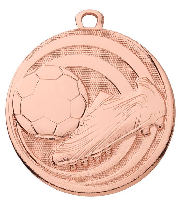 Produktbild von Fußballmedaille "Schuss" Ø 45 mm inkl. Kordel