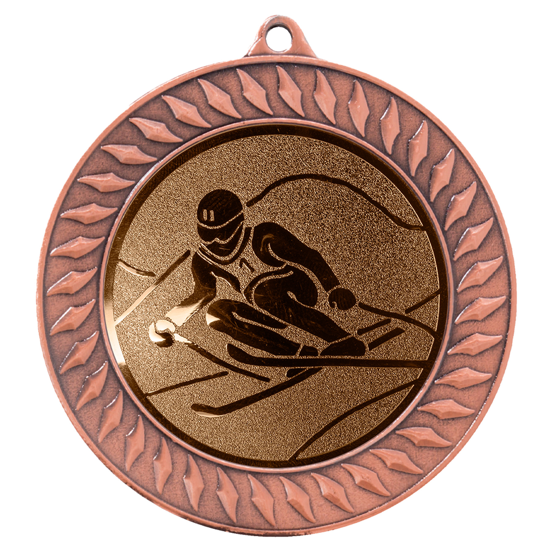 Produktbild von Skimedaille "Orchideen" Ø 70 mm inkl. Kordel