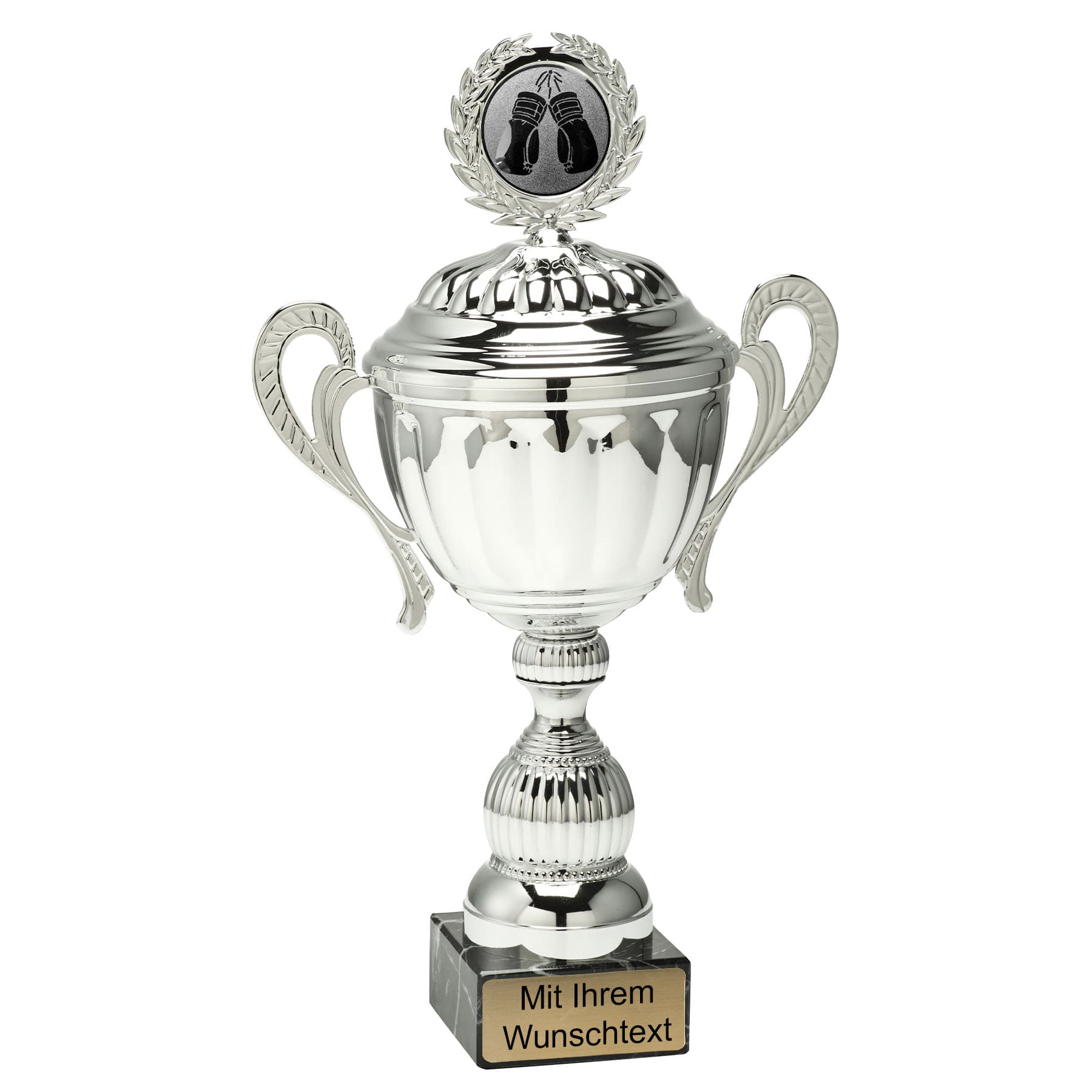 Produktbild von Box-Pokale 8er Serie MT.094 silber mit Deckel