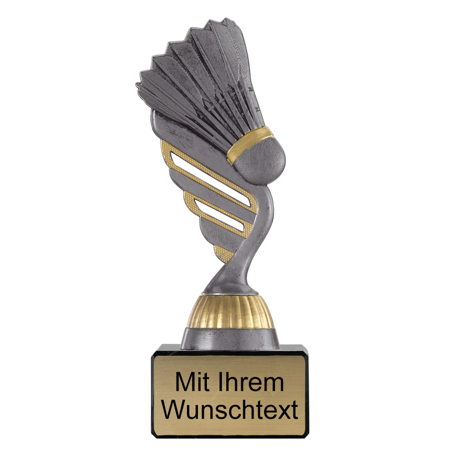 Produktbild von Badmintonpokal PF230 altsilber/gold