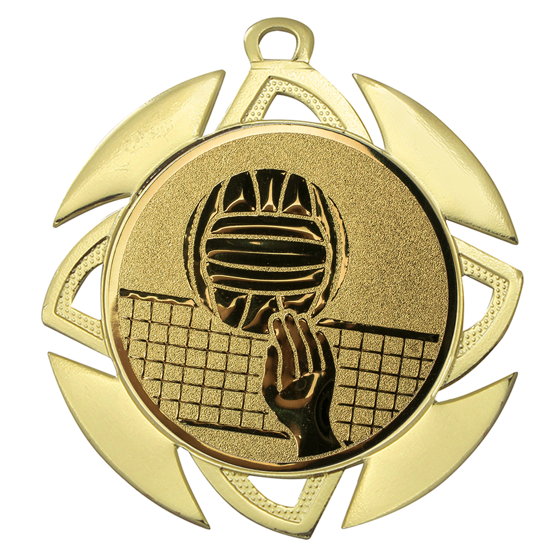 Produktbild von Volleyballmedaille "Allium" Ø 70 mm inkl. Kordel