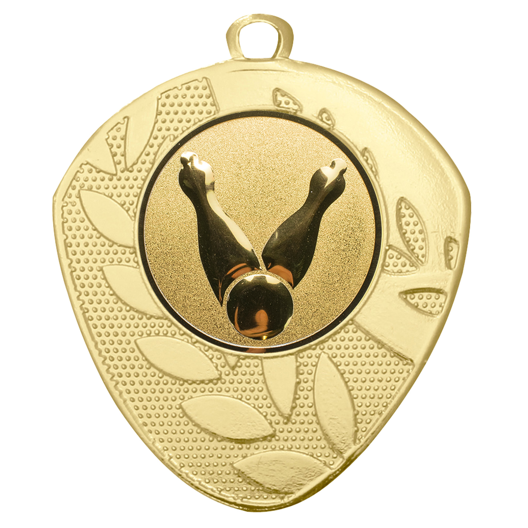 Produktbild von Bowling-Medaille "Aesculus" Ø 50 mm inkl. Kordel