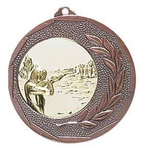 Produktbild von Medaille "Singos" Ø 50mm mit Emblem und Band